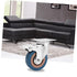 Industrial PVC Rolling Caster Wheels - Swivel & Locking for Storage