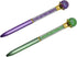 Maydahui 24PCS Crystal Gem Ballpoint Pen, Retractable Colorful Pearl Quicksand, Black Ink for Students