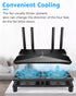 3 5V 120mm GDSTIME Quiet Router Fan Cooler with Speed Control, L/M/H, DC USB Powered Dual Computer Cooling Case Fan