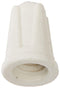 NSI TOP-L-D Easy-Twist Large Ceramic Wire Connector, 18-8 AWG, 600 V, 1000 F Max, White
