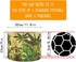 Generic Retro(11.8 Inch Bamboo Lampshade With Tropical Plants Design, Suitable For Floor Lamps And Desk Lamps, Bucket