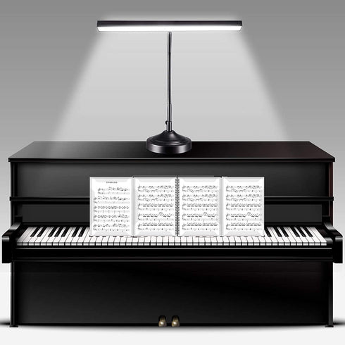 Piano Light, LED Piano Lamp for Upright/Digital/Grand Pianos, Flexible Gooseneck Music Stand