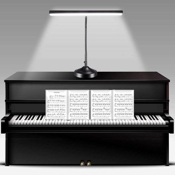 Piano Light, LED Piano Lamp for Upright/Digital/Grand Pianos, Flexible Gooseneck Music Stand