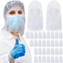 Yahenda 100 Pcs Disposable Hair Nets,Bouffant Hoods, Full Face Beard Hair Net