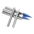 60 1/8" 0.2mm 2 HARFINGTON V Groove Router Bit Degree Shank Tip Carbide CNC Engraving V Router Bits with Flutes CNC