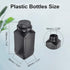 Heyiarbeit 2pcs Plastic Lab Chemical Reagent Bottle 1000ml/34oz Wide Mouth Sample Sealing Liquid Storage Container Black Cap by Heyiarbeit