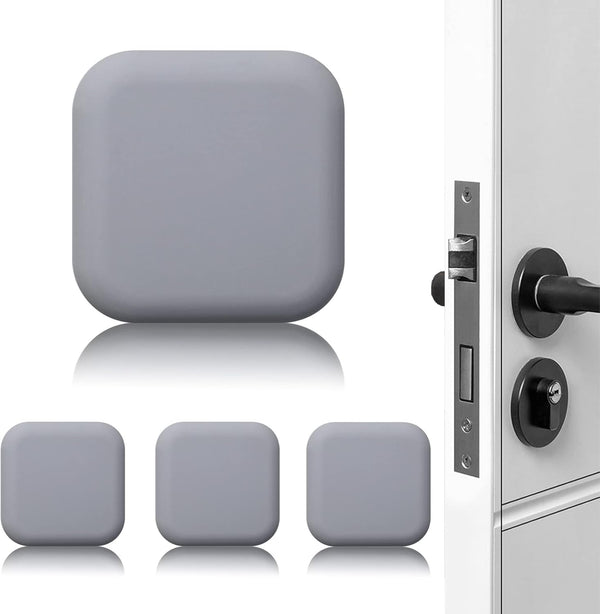 XoYoZo Door Stoppers, Wall Protector Buffer Guard, Self Adhesive Soft Rubber Crash Pad for Home Office