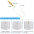 PATIKIL 22 54mm 3 Set x Lamp Finials Caps Knob, Solid Brass Lamp Shade Top Decoration Screw Cap Nuts with Brass