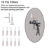AOIUBTSM Multi-Purpose Spray Tool Cleaning Kit with Spray Tools Filters, Paint Tools Clean Kit Airbrush Cleaning Kit
