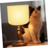 Alipis Small Burlap Drum Lampshade Modern Floor Lamp Shade Metal Linen Wall Light Cover