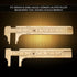 Jeanoko Double Scale Vernier Calipers, Brass Sliding Gauge, Handy Measuring Tool for Jewelry, mm/inch