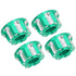 VGEBY 4pcs RC Hex Nuts, M4 Aluminum Alloy Wheel Hex Nuts for D3 D4 1/10 RC Car, Green