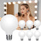 Vinaco Milky Frosted Glass G25 led Light Bulbs 6W Equal 60W, 6