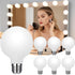 Vinaco Milky Frosted Glass G25 led Light Bulbs 6W Equal 60W, 6
