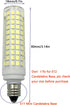 E11 Bulb 15W Dimmable Bulbs 120W 136 2835 1500LM 6000K T3/T4 JDE11 E11 4 Pack Lxcom Lighting LED Corn Ceramic LED Light