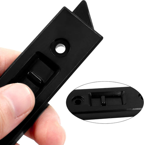 Window Latch Locks Replacement, Plastic Spring Loaded Sliding Window Tilt Latch for Home Accessories, Pack of 8