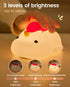 joyful xinghai 30-Min Unicorn Night Light for Kids, Soft Silicone Tap Control Lamp with Auto-Off Timer, Rechargeable