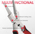 YESWELDER 8-Inch MIG Welding Pliers with Retention Chain, Anti-Rust for Professional Welding
