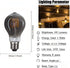 A19 Vintage Edison Filament Light Bulb, Warm White Antique Flexible Spiral LED Filament Light Bulb, E26 Base Smoky Grey Glass Finishing, Dimmable Chandelier Vintage Fixture (4 Pack) by Edearkar