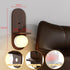 fnmobe Set 2,Rustic Room,12 Battery Operated Wall Sconce with Shelf of Candle Holder with Rechargeable Wall Lights