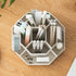 kaileyouxiangongsi White Rotating Art Supply Storage Organizer, Pencil Holder with 9 Compartments for Kids