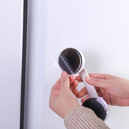 Renyqatt Glass Door and Window Handle, Suction Cup Bathroom Sliding Doors, Non-Porous Shower Grab Bars, Cabinets