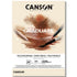 CANSON Graduate Mixed Media 200gsm A4 Paper - Double Sided Grained and Smooth, 30 Natural Sheets for Student Artists