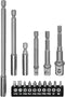 Performance Tool 1523 16pc Drill Adapter & Bit Set, Convert Your Drill into a Powerful Tool