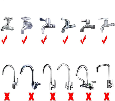 Generic 2m/6.56ft Sink Spray Rubber Hose Portable Sink Hose Faucet Sprayer Shampoo Sprayer Handheld Faucet Shower