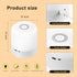 Generic Lamp,16 3 1 Portable Night Light, USB Rechargeable Small Desk RGB Colors & Brightness & Remote, Touch Bedside