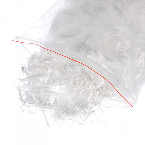 uxcell Chopped Fiberglass Strands, 15mm Length Anti-Cracking Glass Fibers for Cement Mix, 1LB