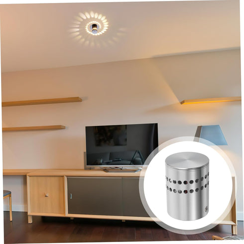 UKCOCO Modern Spiral LED Wall Light Energy Saving Aluminium Wall Sconce for Bar Disco Ktv Bedroom Decorative Indoor