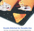 Small Mouse Pad for Kids, Funny Non-Slip Rubber Base Mousepad with Stitched Edge, Washable with Lycra Cloth