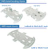 DWWTKL 4WD Programming 15+(Unassembled) DIY Mecanum Wheel Car Kit with Metal Chassis and TT Motor Smart Robot