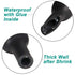 YUKSY 2 Pcs 3/4 inch (Diameter) 3:1 Waterproof Heat Shrink Tubing Kit, Large Marine Dual Wall Adhesive (4ft, Black &