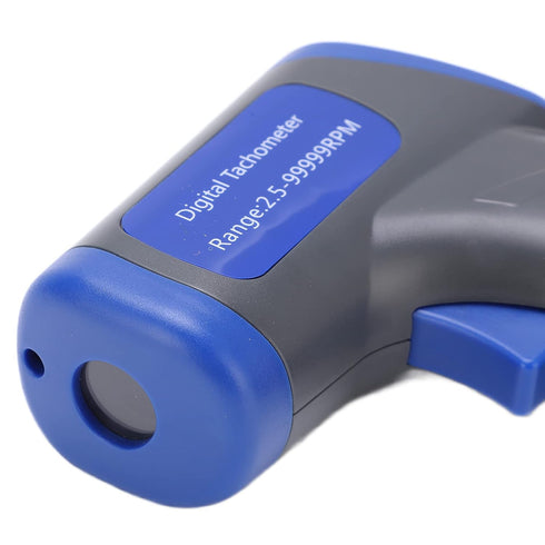Industrial Tachometers Gauge, Digital Photoelectric RPM Meter, Non-Contact RPM Gun Tachometer with LCD Display