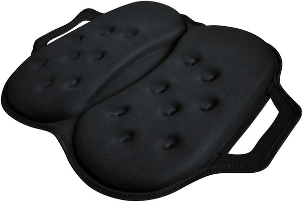 Tektrum Portable Foldable Cool Gel Orthopedic Seat Cushion with Handle for Travel,