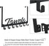 2 Pack Over The Door Hooks, Heavy Duty Towel Rack for Bathroom, Wall Mount Hanger with 14 Hooks for Towels