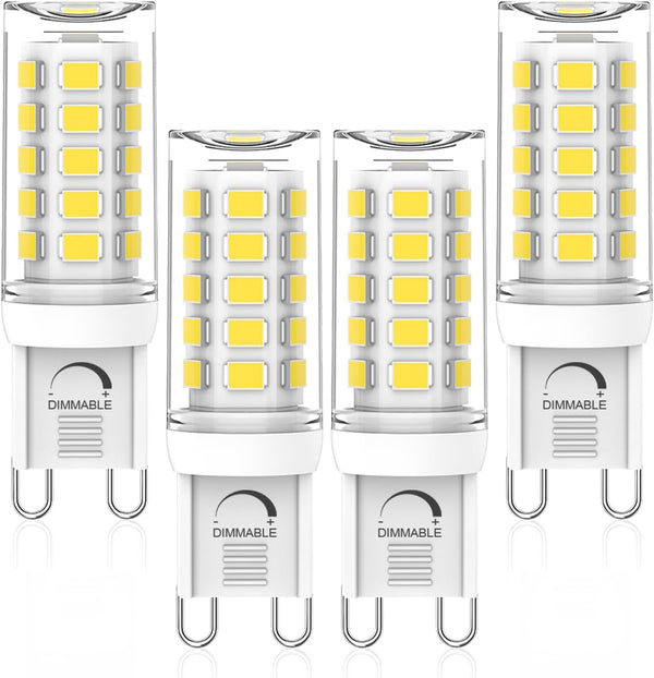 YUIIP Dimmable G9 LED Bulb 4W Equivalent 40 Watt Halogen, 5000K Daylight