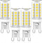 YUIIP Dimmable G9 LED Bulb 4W Equivalent 40 Watt Halogen, 5000K Daylight