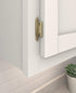 Amerock BPR3429BBZ | Cabinet Hinge | Variable Overlay Self Closing Face Mount | Golden Champagne | Kitchen Cabinet Door Hinge | 1 Pair/2 Pack | Functional Hardware by Amerock