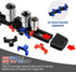 Uopyeri 3-Piece Set, 1/4", 3/8", 1/2" 43 Toolbox Socket Organizer Rail Heavy Duty Socket Holder for Drive, Clips Spring