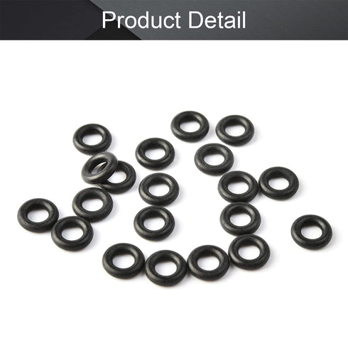 Othmro 20Pcs Nitrile Rubber O-Rings 0.05in Wire Dia 0.23in OD for Air Sealing, Plumbing, Car Repair