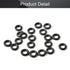 Othmro 20Pcs Nitrile Rubber O-Rings 0.05in Wire Dia 0.23in OD for Air Sealing, Plumbing, Car Repair
