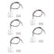 Magnetic Reed Switch NC NO COM Surface Mount Wired Door Window Contact
