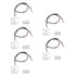 Magnetic Reed Switch NC NO COM Surface Mount Wired Door Window Contact