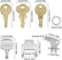 AYWFEY 6 1100, 2055, 74, 770301, E114 Pcs Universal Paper Towel Dispenser Key, Replacement Key Compatible with Tork SCA