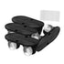 4pcs Self-Adhesive Mini Caster Wheels for Furniture Trash Cans and Storage Boxes