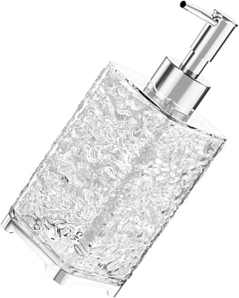 Psdndeww Bathroom Hand Sanitizers Container Portable Glass Travel Liquid Soap Dispenser Shampoo BodyWash Dispenser