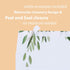 4x6 20-Pack) Set, Gooji Greenery Leaves Gold Foil Thank You Cards (Bulk Matching Peel-and-Seal White Envelopes |